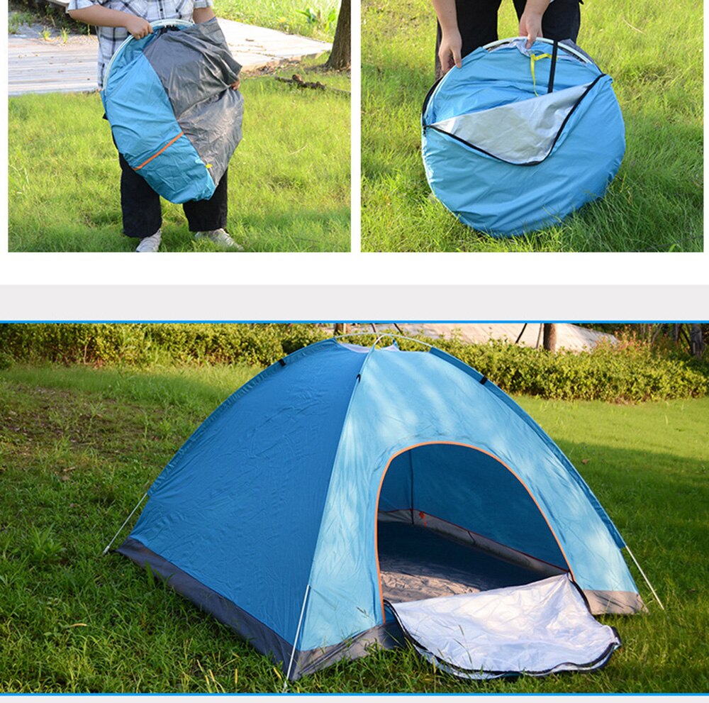 Automatic Instant Pop Up Tent Potable Beach Tent Lightweight Outdoor UV Protection Camping Tent Cabana Sun Shelter