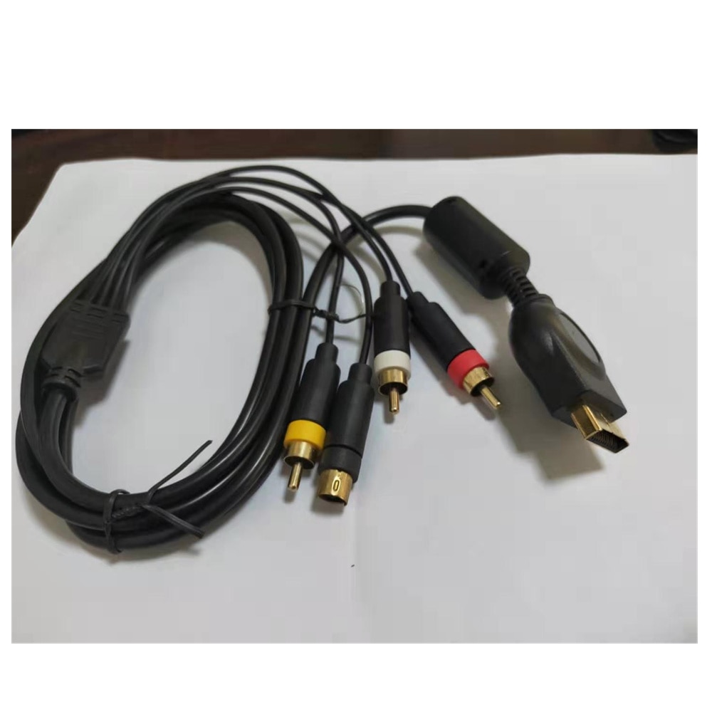 2in1 audio video cord S-Video AV Cable for PS2 for PS3 for Playstation 2 3