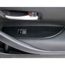 Accessoires Cover Inner Versieringen Venster Koolstofvezel Decoratie Voor Toyota Corolla