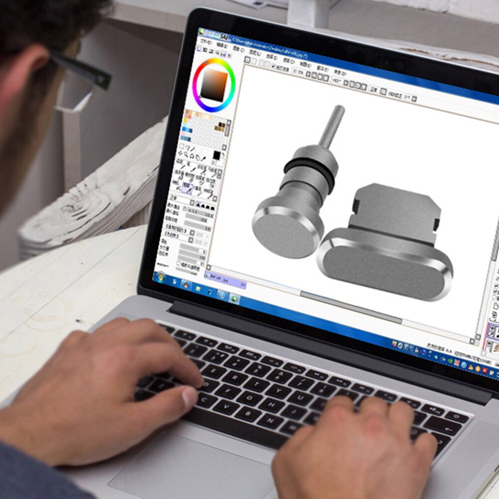 6 farben Anti Staub Stecker USB C Ladung löcher kunststoff Typ C Hafen Schutz Staub Stecker Für Samsung S9 S8 huawei