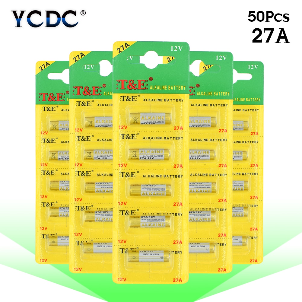 Replacement Batteries 5 x 27A 12V Alkaline Batteries G27A MN27 MS27 GP27A Battery For Remote Control Radio