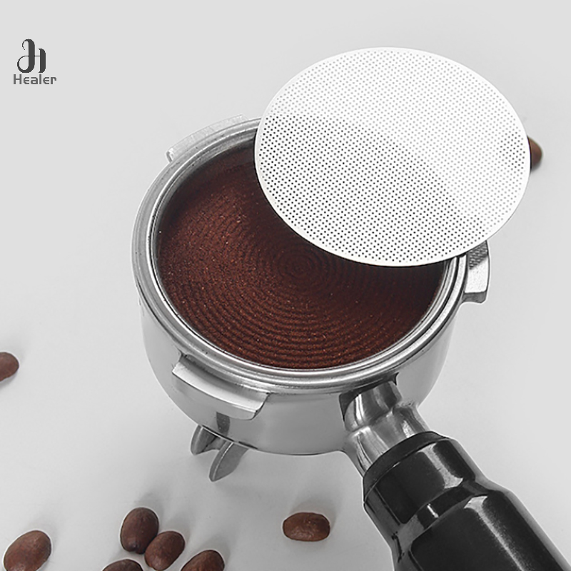 51/53/58mm filtr robić kawy wielokrotnego użytku siatka żaroodporna dzbanek robić kawy filtr robić ekspresu robić kawy robić uchwytu ekspresu robić kawy Puck ekran