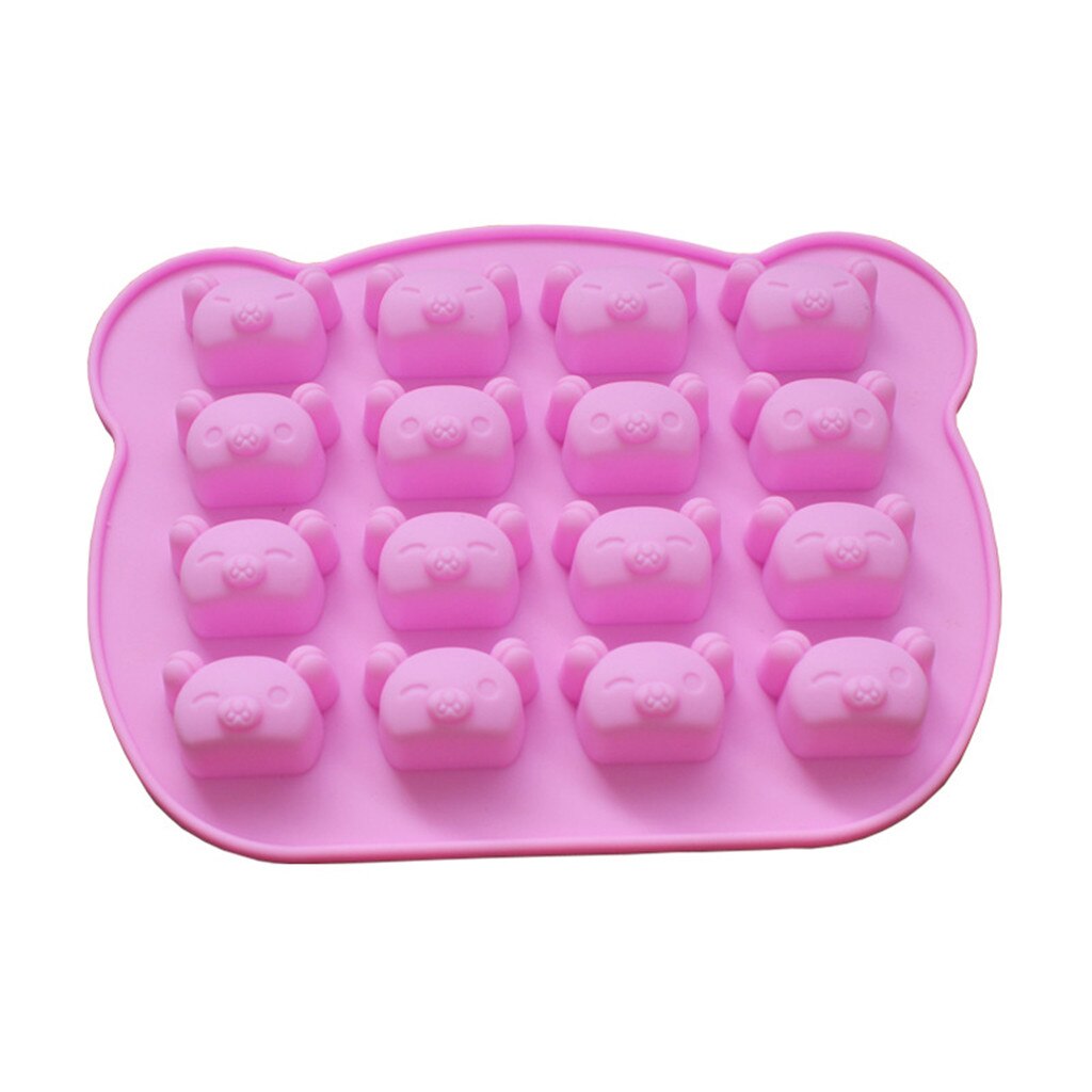 Lovely Pig Silicone Mold Chocolate Mould Candy Gummy Maker Ice Jelly Tray Sugarcraft Fondant Cake Decorating Tools Baking Tools