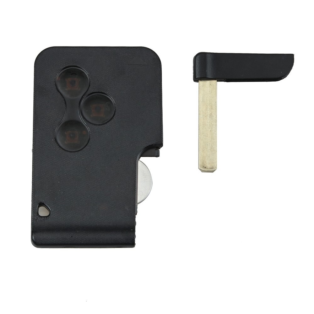 3 Button with Insert Small key blade Smart Card for Renault Megane Scenic