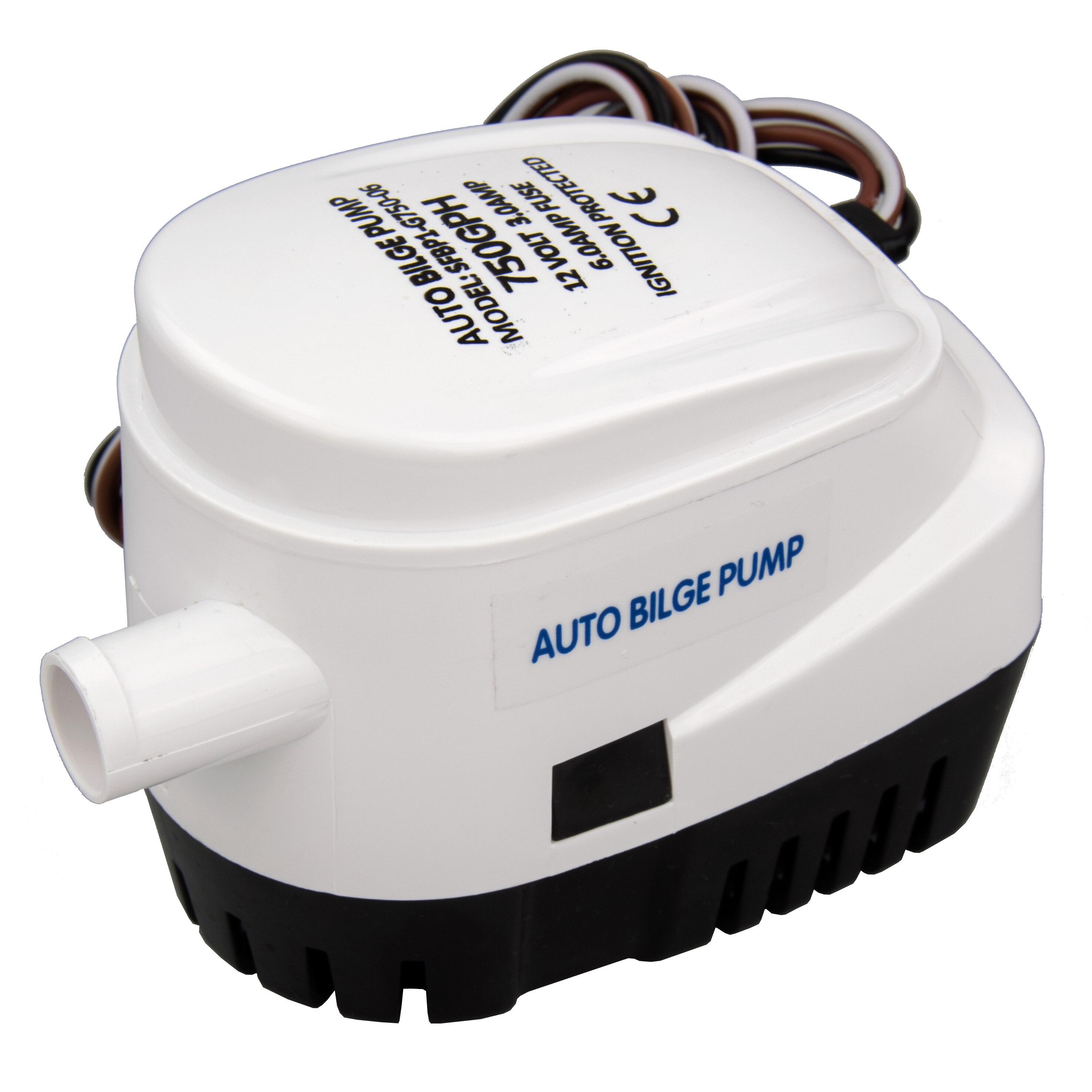 12V 750GPH Automatic Bilge Pump Marine Boat Auto Submersible Bilge Pump