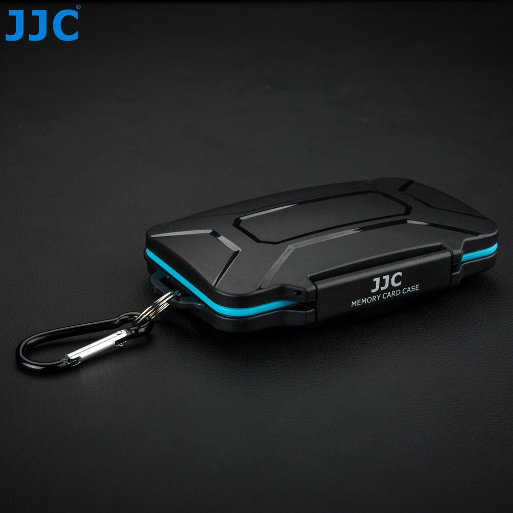 JJC-lector de tarjetas USB 3,0, caja de almacenamiento para 7 SD, SDXC, SDHC, 16 MSD, Micro SD, TF 2, Micro SIM 2, Nano SIM