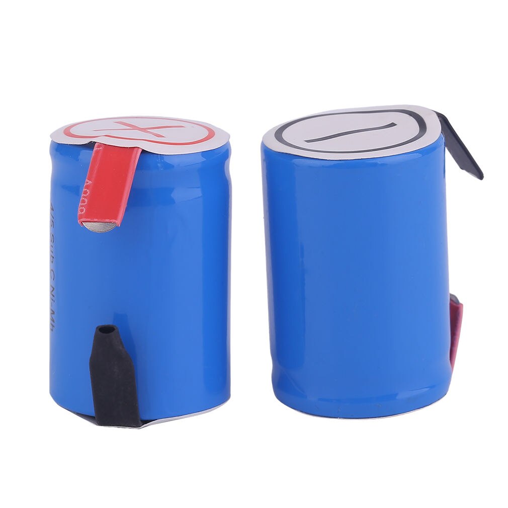 4/5SC Sc Sub C Li-Po Lithium Batterij Hoge Ontlading 1.2V 2800Mah oplaadbare Ni-Mh Batterijen Met Lassen Tabs