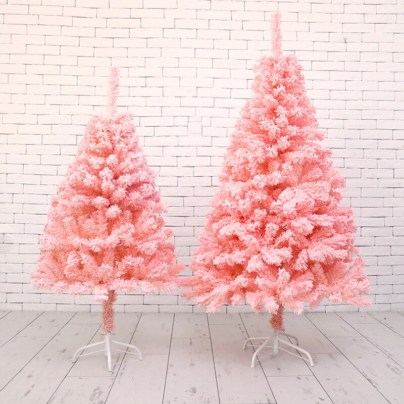Christmas Pin Tiffany Blue Christmas Tree Pink 0.6m Naked Tree Family Christmas Tree Party Decoration Set