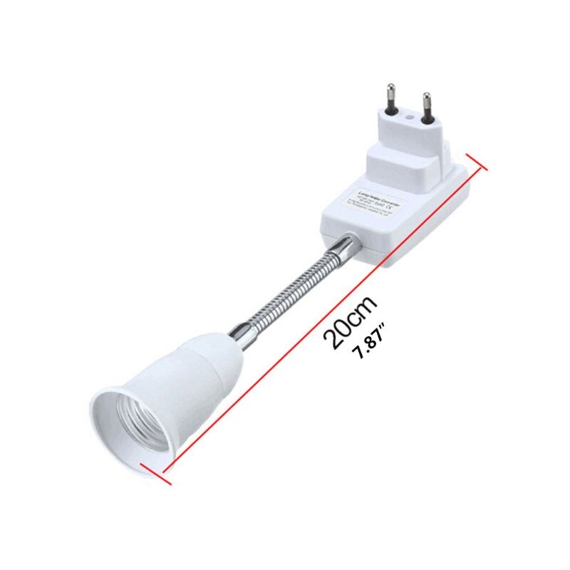 E27 EU Steckdose Adapter mit an/aus Schalter Licht Lampe Birne Alle Richtung Verlängerung Adapter Verlängerung für Hause licht