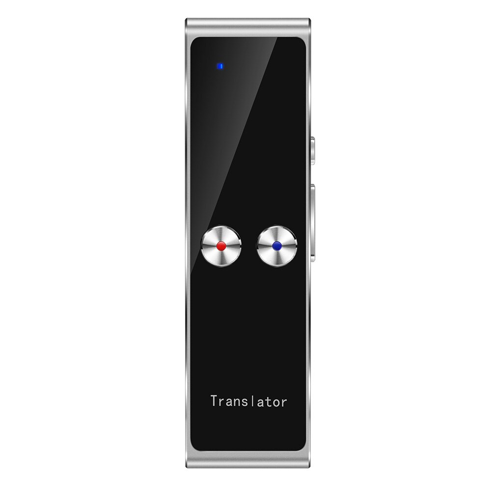 T8 stemme oversætter bærbar smart bluetooth stemme oversættelse i realtid oversættelse af flere sprog til 68 sprogindlæring
