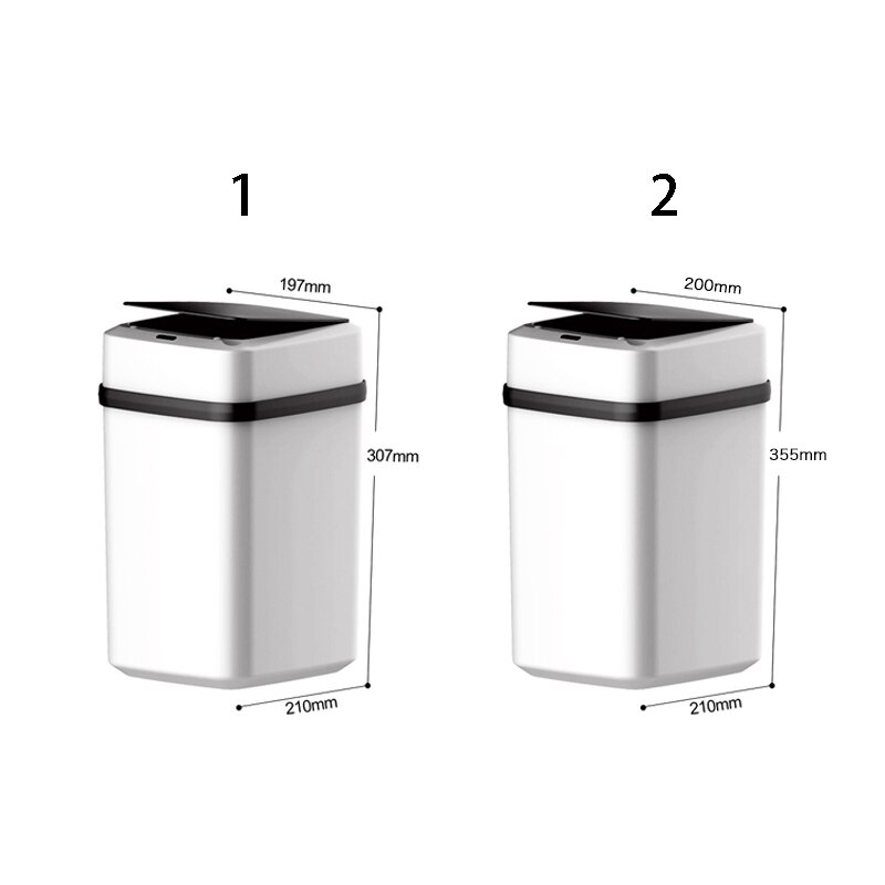 Smart Home Intelligent Waste Bin Induction Trash Can Home Electric Sensor Waste Garbage Automatic Trash Bin For Kitchen Bathroom