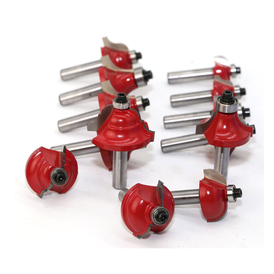 35pcs 8mm Router Bits Set Shank Tungsten Carbide Router Bit Cutter Set With Wooden Case For Wood