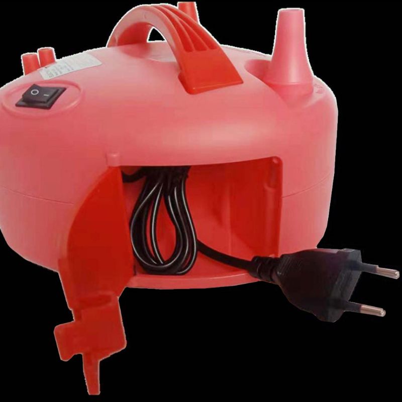 EU Plug Love Heart Shape Electric Balloon Pump Portable Double Nozzles Inflator for Wedding Party Decor Filling Balloons