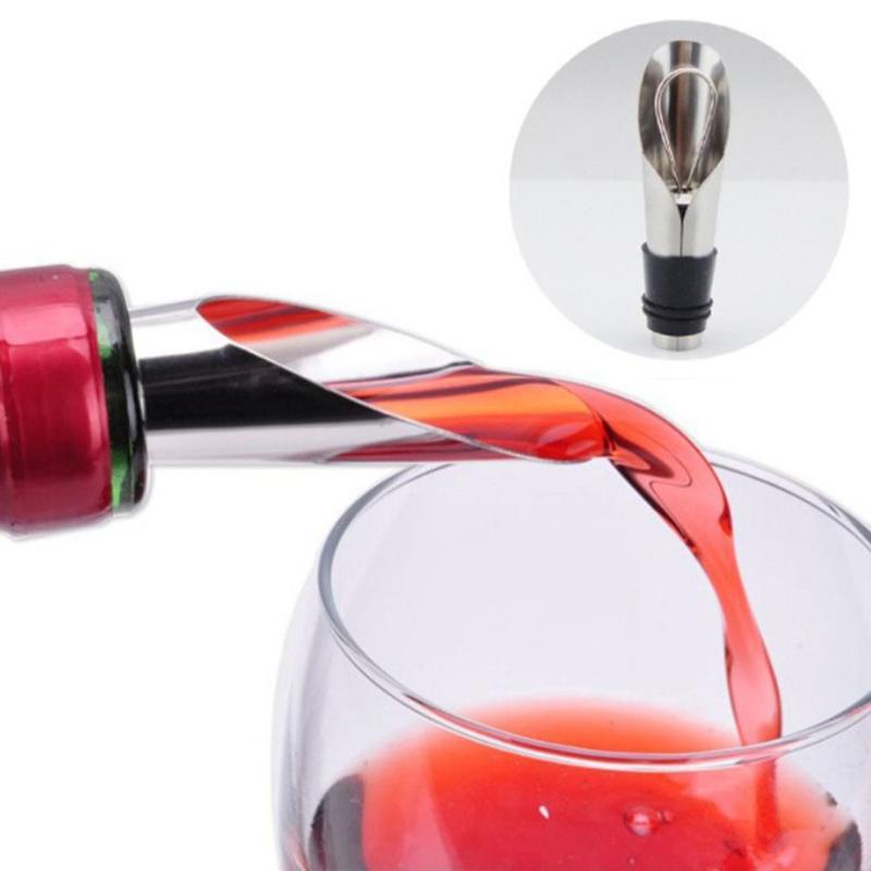 2 in 1 rustfrit stål rødvin prop vin flaske propper tragt hælder vin flaske hælde værktøj hælde vin åbner bar gadget