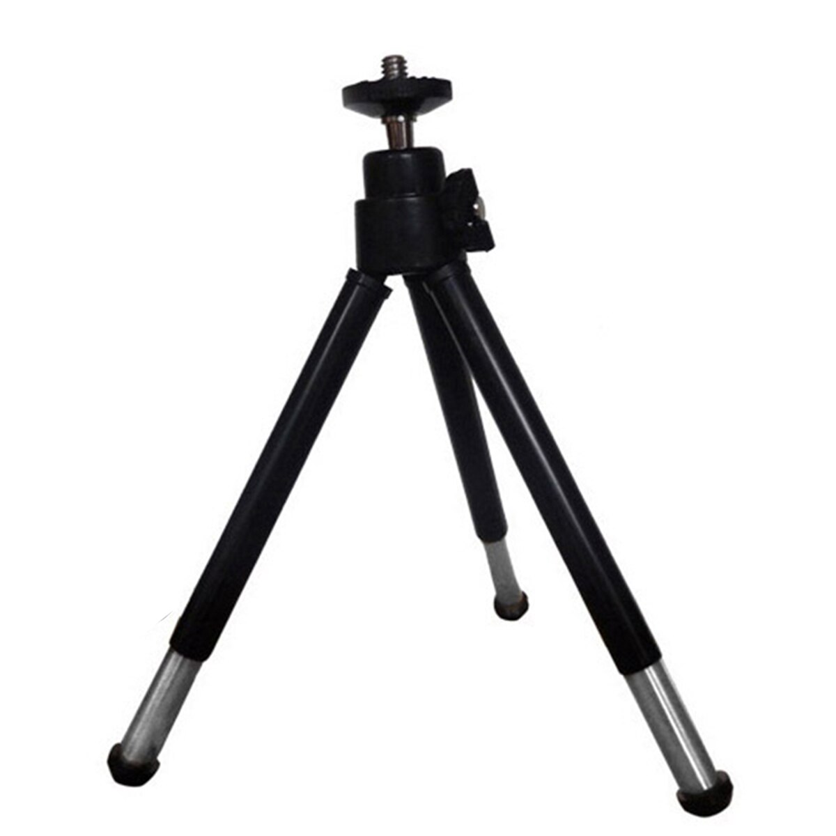 Retractable Web Camera Tripod With 1/4" Thread Adjustable Aluminum Alloy Tripod For Logitech C920/C920E/C925e/C930 Webcams​ Tool: Black