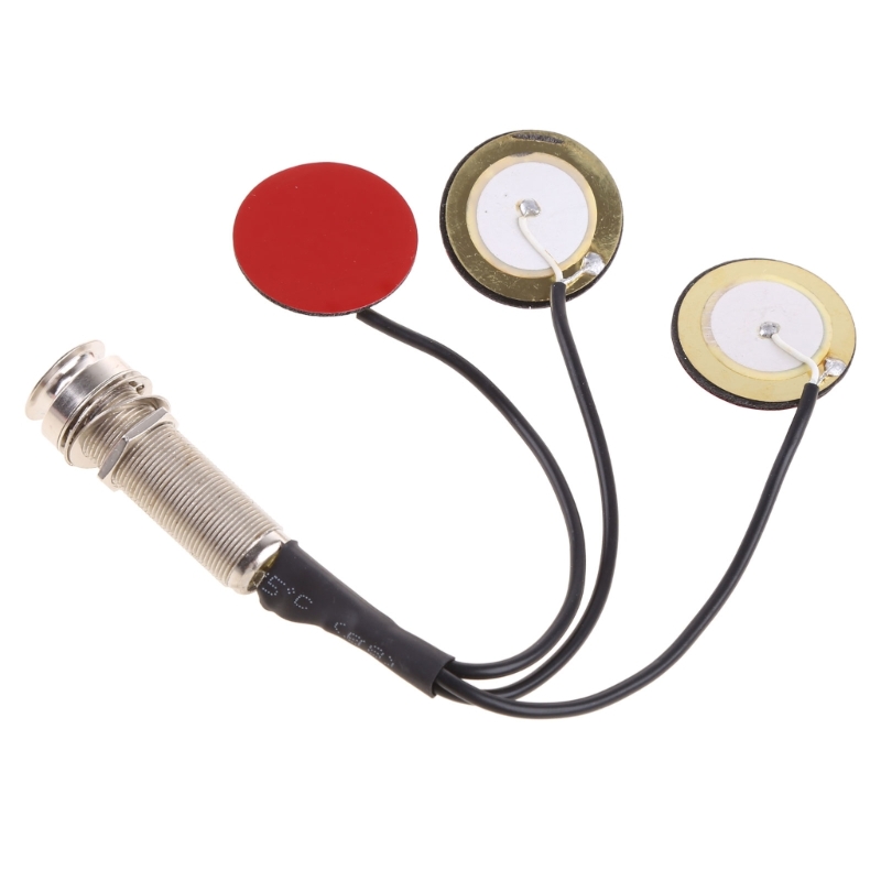 Pickup Piëzo-microfoon Contact Pickup 3 Transducer Pickup-systeem Geschikt voor Kalimb akoestische en klassieke gitaaronderdelen