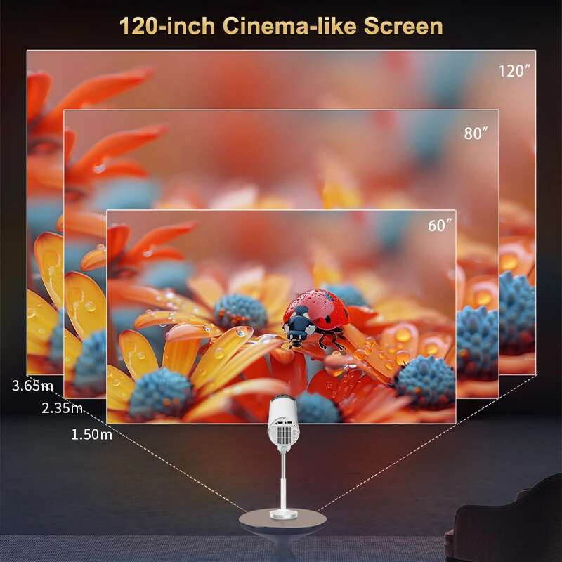 Touyinger X9 Pro Mini tragbarer Projektor 4K Beamer Full HD Android 13 Video-LED-Projektor für Filme 3D Beam Heimkino