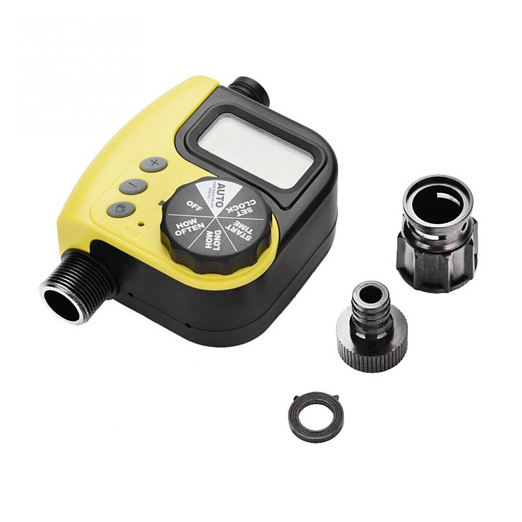 Digital Programmable Water Timer Weatherproof Garden Lawn Faucet Hose Timer Automatic Irrigation Controller: Default Title