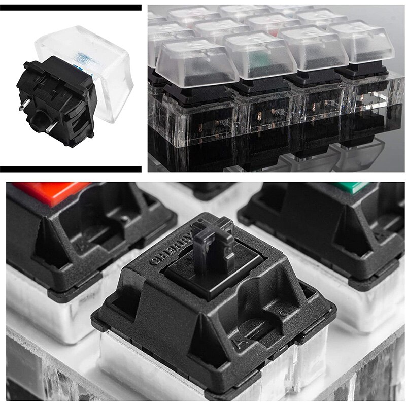 12Key Switch Testing Tool Sampler Mechanical Keyboards with Keycap Puller and Switch O Rings for Cherry MX Switch