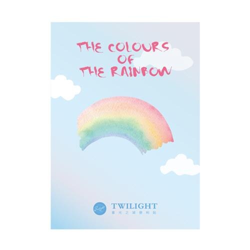 30 Sheets/pad Regenboog en Cloud Sticky Note Memo Pad Kantoor Planner Sticker Papier Briefpapier Schoolbenodigdheden: A