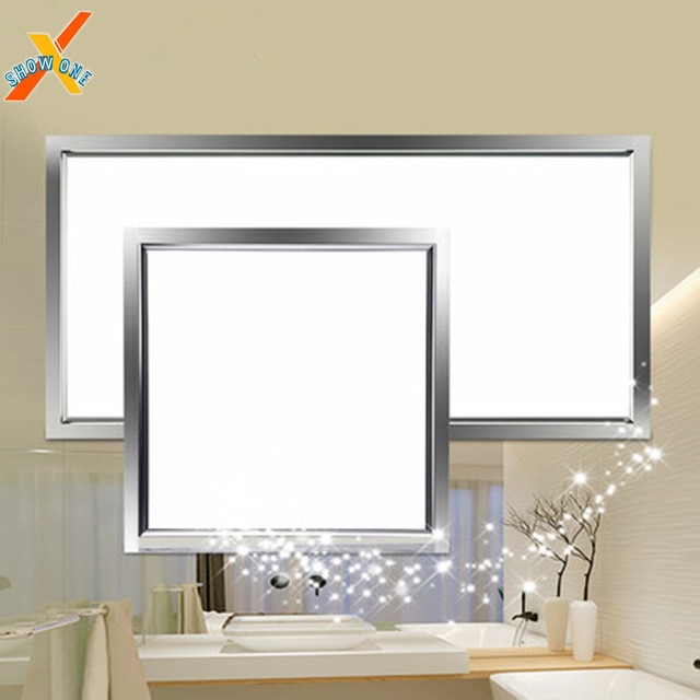 Integrated ceiling led lights flat lights aluminum slabs ceiling lamps embedded kitchen panel lights bathroom waterproof lights