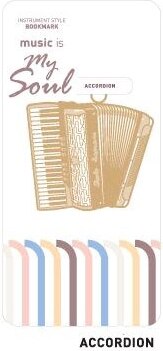 Instrumentos musicales de gama alta marcadores chapados en oro marcador de libros de música literaria guitarras de Piano arpa página-marcador para estudiantes: Accordion