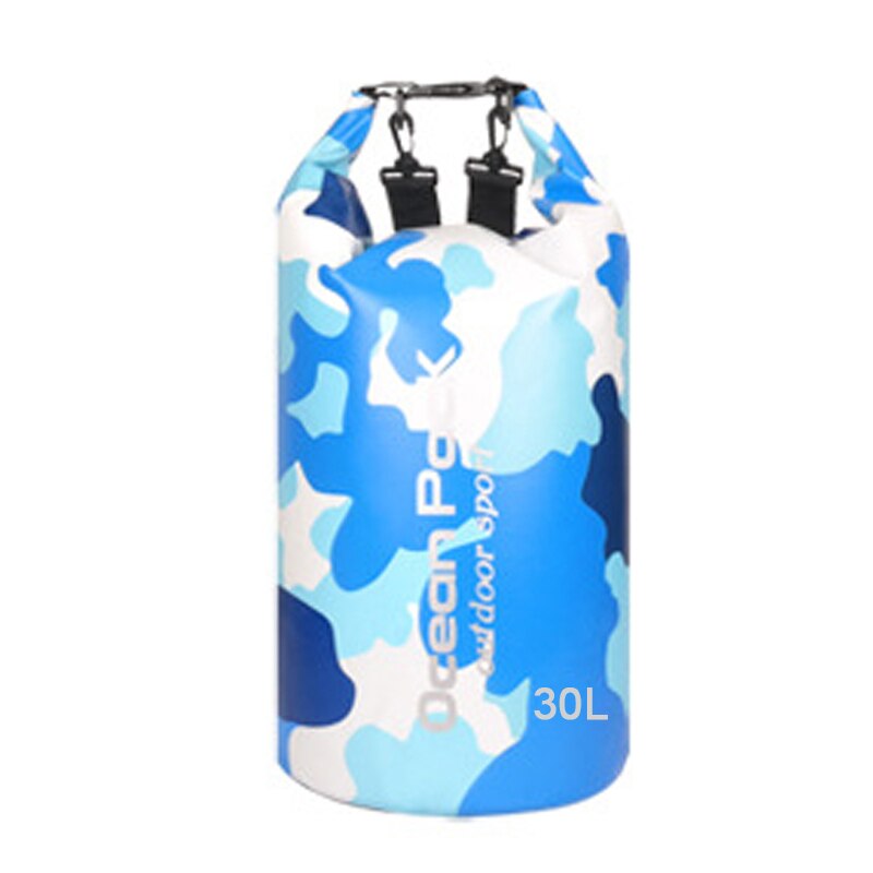 Sac à dos étanche pour Kayak, canoë, Rafting, sports de plein air, stockage sec, 5L/10L/15L/20L/30l: 30L Blue