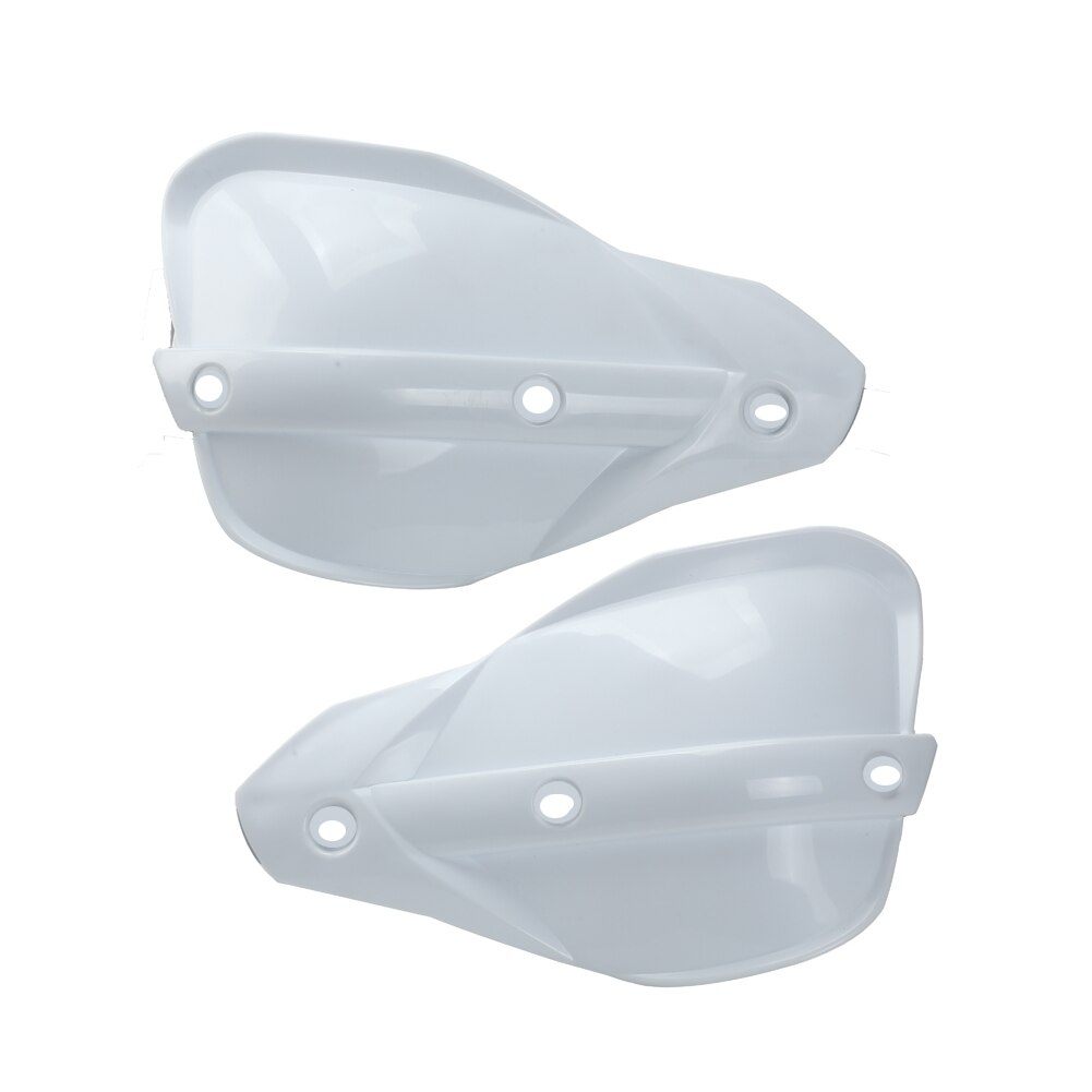 1 Paar Motorcycle Hand Guards Onderdelen Handguard Protector Cover Bescherming Plastic Plaat: White