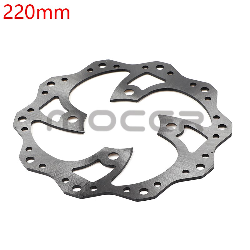 The 190mm 220mm front and rear disc brake plates are suitable for KAYO BSE 125cc-160cc pocket off-road vehicles motorcycle: 220mm