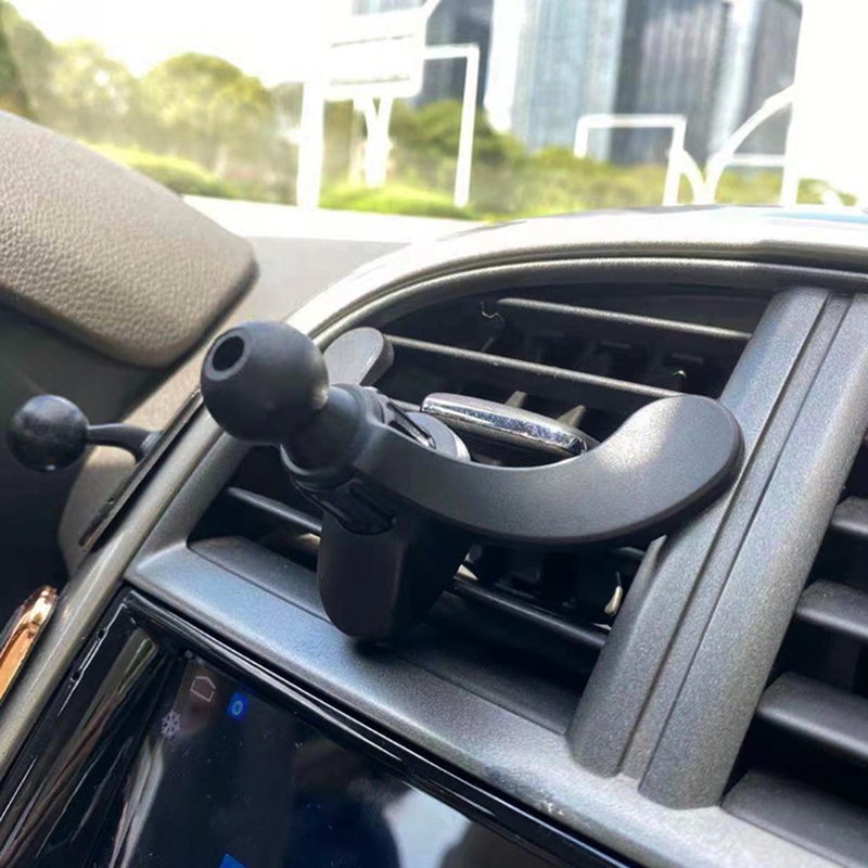 Car Air Vent Mount Clip Adapter Universal 17mm Ball Head Phone Holder Stand for Car Charger Extension Support Bracket