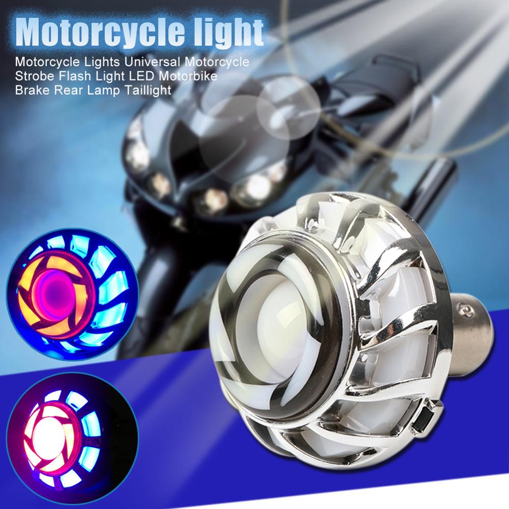 Motorfiets Verlichting Universele Motorfiets Strobe Flash Light Led Motorbike Brake Rear Lamp Achterlicht
