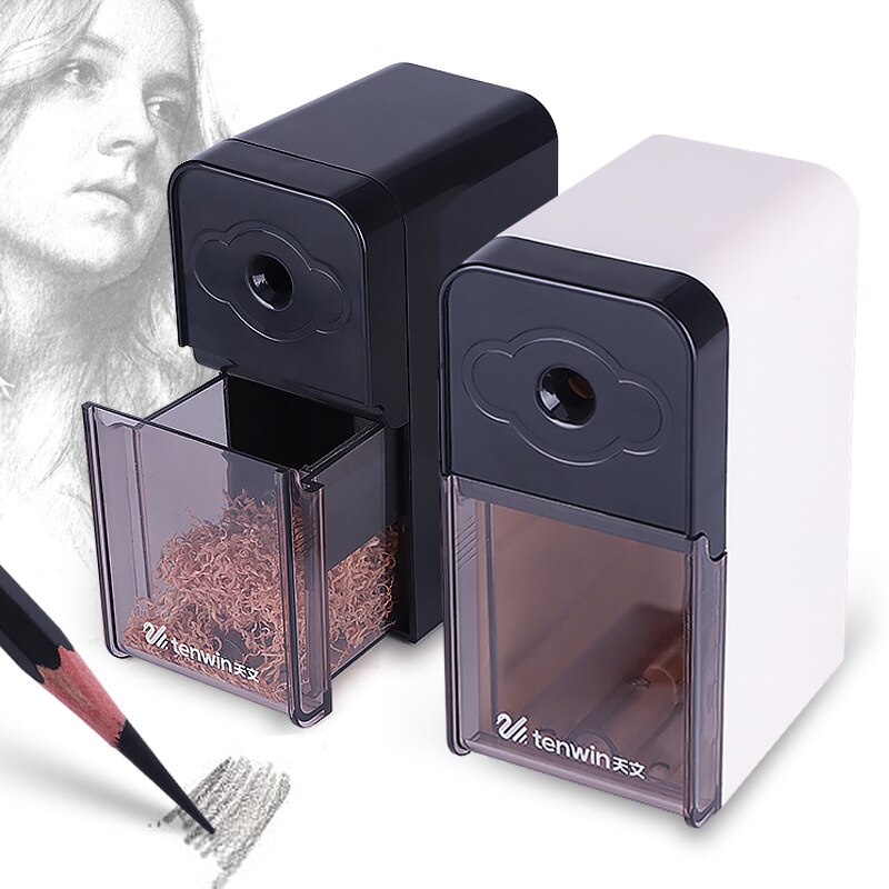 Tenwin Mechanical Sketch Charcoal Pencil Sharpeners Nib Adjustable Pen Sharpener For Kids Painting Stationery School Supplies