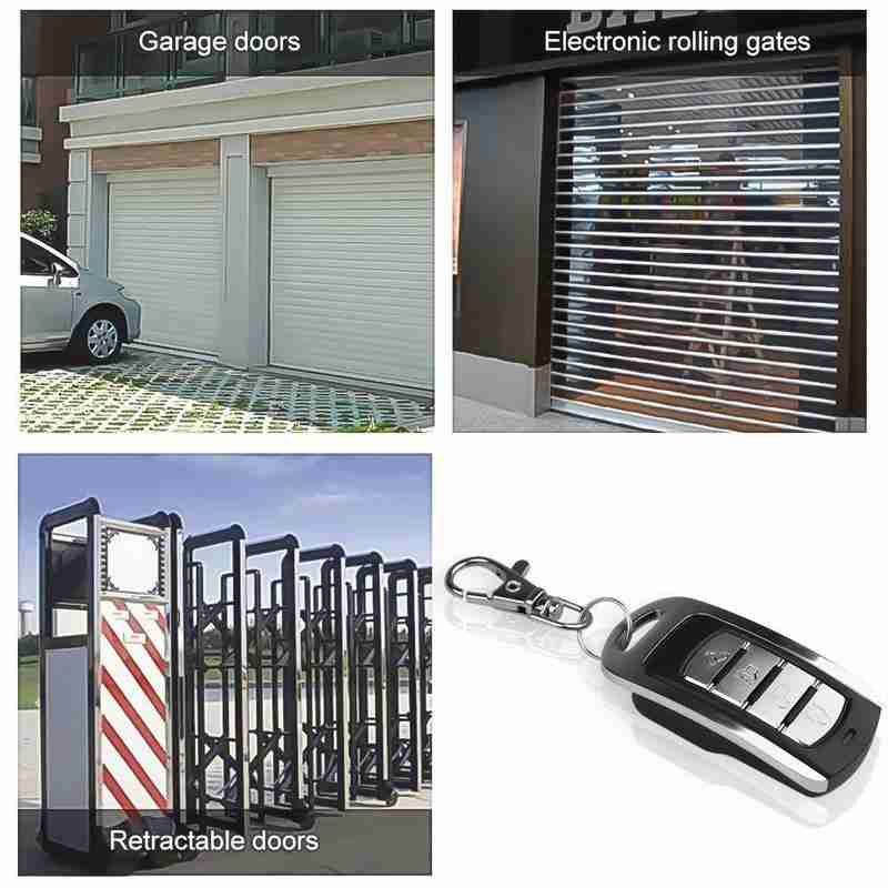 Ouvre-porte, télécommande de Garage, automatisation de porte, Code de roulement fixe, commande émetteur sans fil, 433HMZ, ,