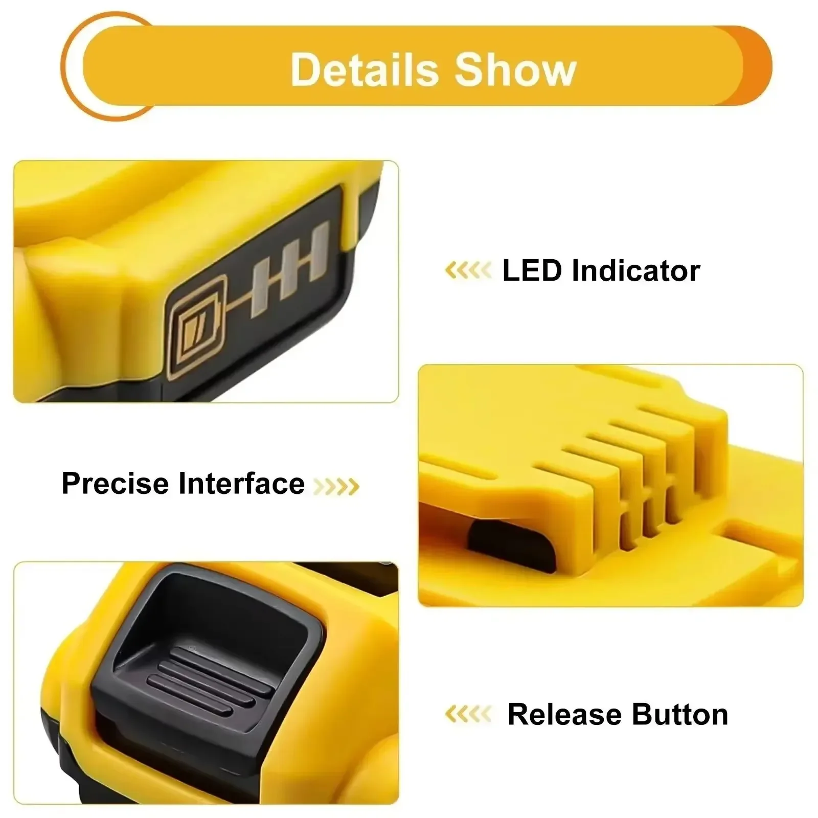 Für DeWalt 18v 20Volt Max Lithium-Ionen-Batterien 20V 3Ah DCB203 Li-Ionen-Batterie ErsatzDCB206 DCB205 DCB204 DCB200Energie Werkzeug