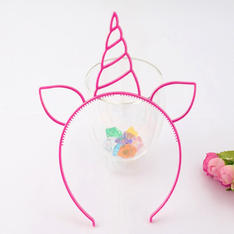 10 unids/lote Tema de unicornio, adornos coloridos para de cumpleaños, broche de pelo para niños, suministros de , tocado para niñas, suministros para de baile: design 5