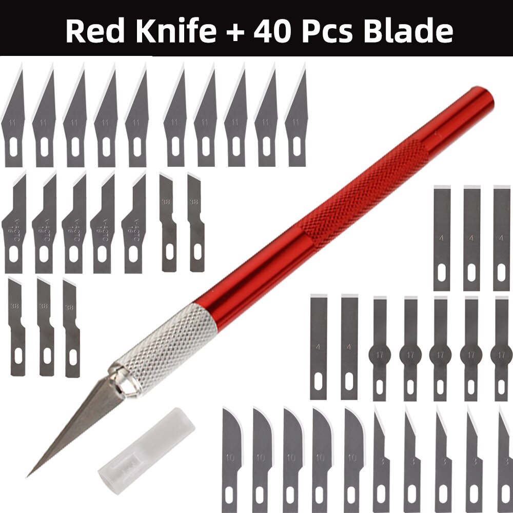 Diy Art Snijgereedschap Craft Snijden Kinfe Aluminium Hout Cutter Carve Mes Papier Cutter Diy Craft Naaien Snijgereedschap acces: B