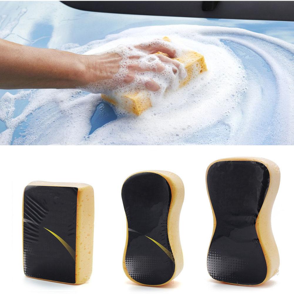 1PC Car Wash Sponge 3 Sizes Yellow Sponge For Choice Easy Grip To Wash Car Automobile Bicycle Motorcycle Boat And Home