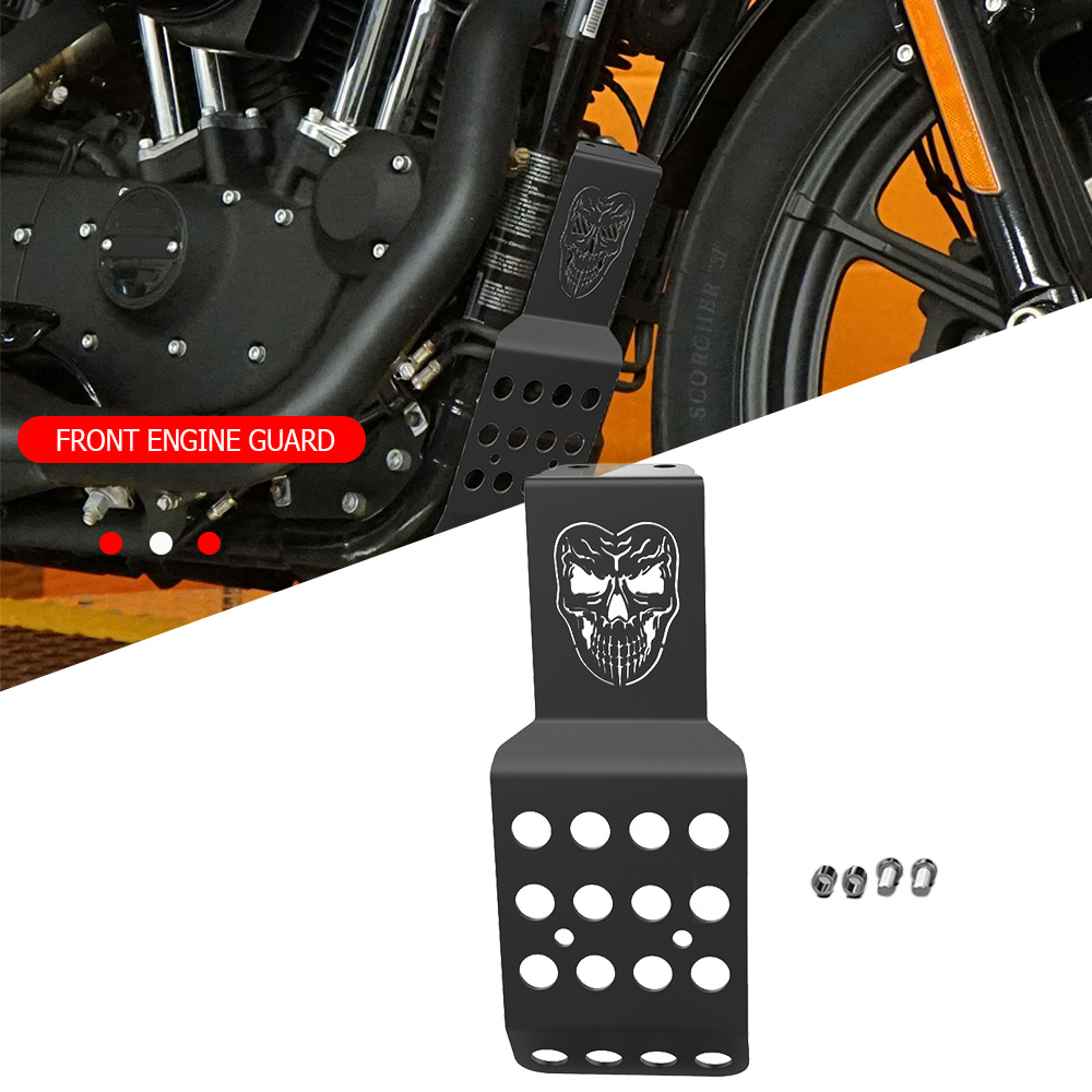 Til sportster sporter iron  xl 883 1200 48 72 forreste motorbeskyttelse, nederste hagekåbe, spoilerdæksel, motorcykeltilbehør