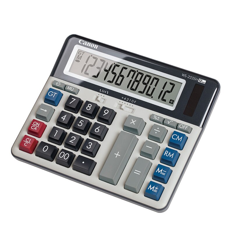 Canon WS-2235H computer keyboard calculator bank financial meeting office test computer