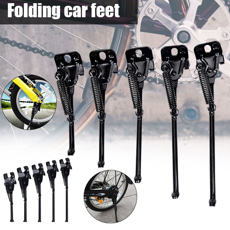 Child Bike Kickstand Bicycle Kickstand Single-Side Stand Folding Bicycle Stand Support for 12/14/16/18/20 Inch Bike ASD8
