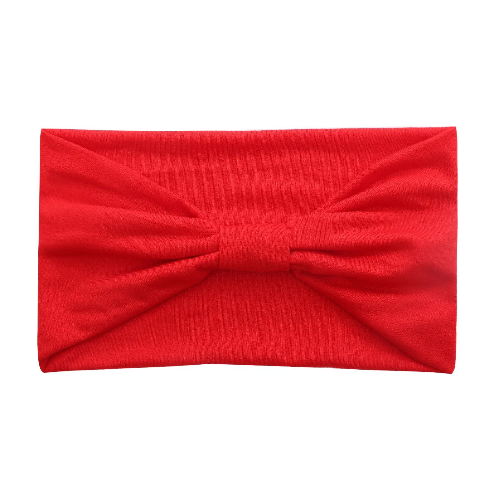 Diademas anchas para mujer, bandas elásticas suaves antideslizantes para el cabello, Yoga, correr, deportes, entrenamiento, gimnasio, envolturas para la cabeza; Tela de algodón anudada Afri: Rojo