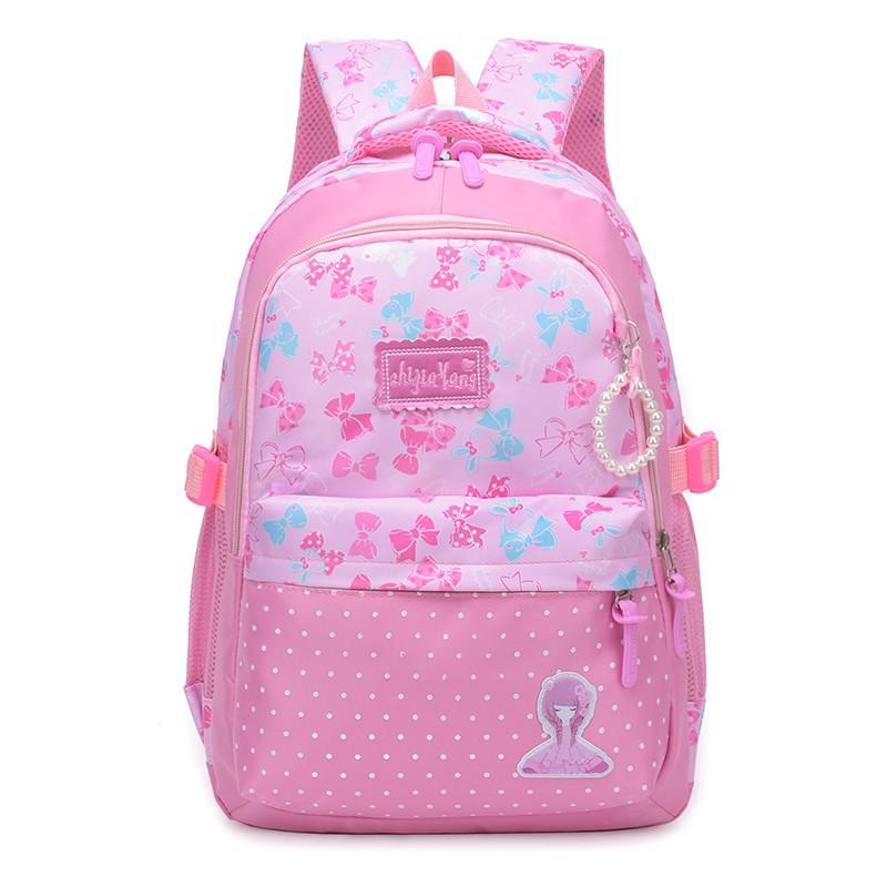 School Bag Teenager School Backpack Girl Backpack School Bags For Primary School Student: Pink