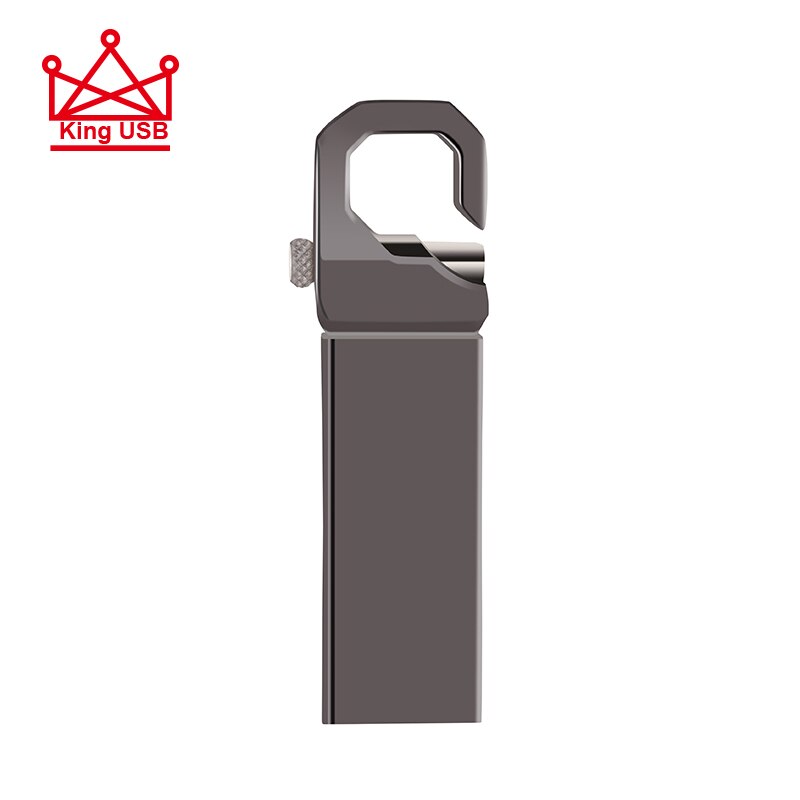 Szybki Metalowy Pendrive USB 2.0 - 16GB 32GB 64GB 128GB - Wodoodporny Pendrive na Klucze z Paskiem