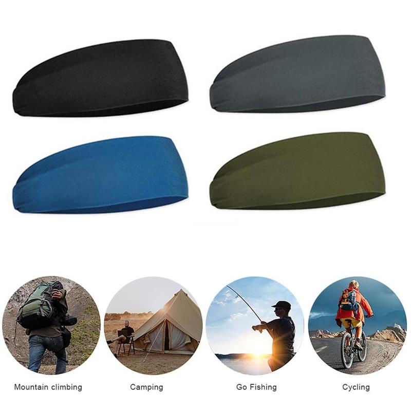 Bandana pour Hommes Bandeau de Sport Sweatband Tennis Headband pour Le
