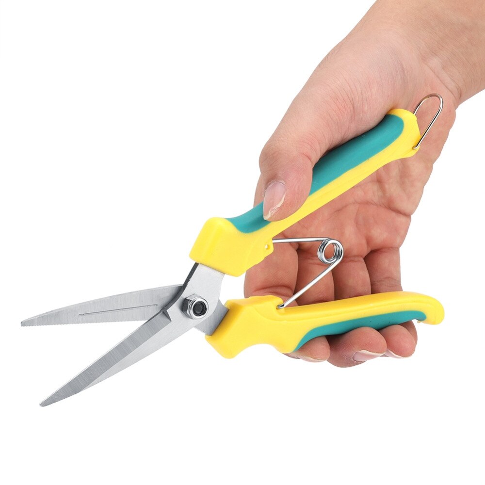 Upgraded Pruning Shear Garden Scissor Gardening Branch Pruner Cutter With Lock Spring Garden Picking scissors tools