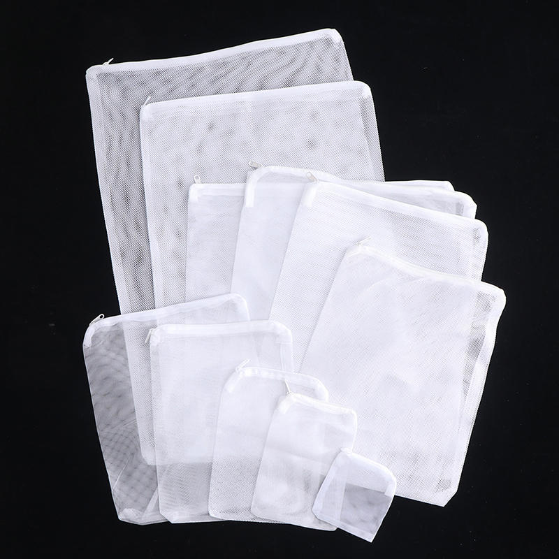 1pc Aquarium Filter beutel wieder verwendbare Fein Filter Medien beutel mit Reiß verschluss für frische Salzwasser Panzer Harze Filter Aktivkohle