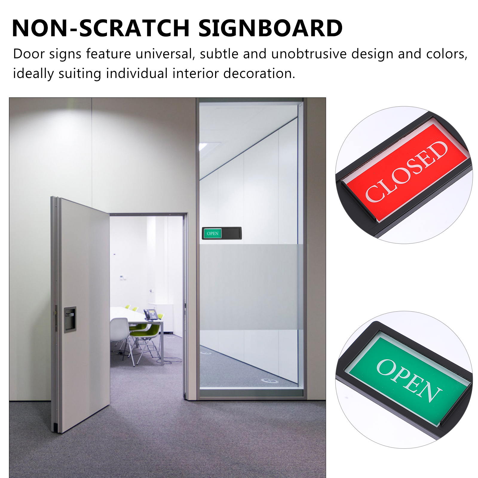 Sign Door Office Signs Privacydo Disturb Open Closed Not Signboard Toilet Occupied Red Slide Board The Restroom Signage
