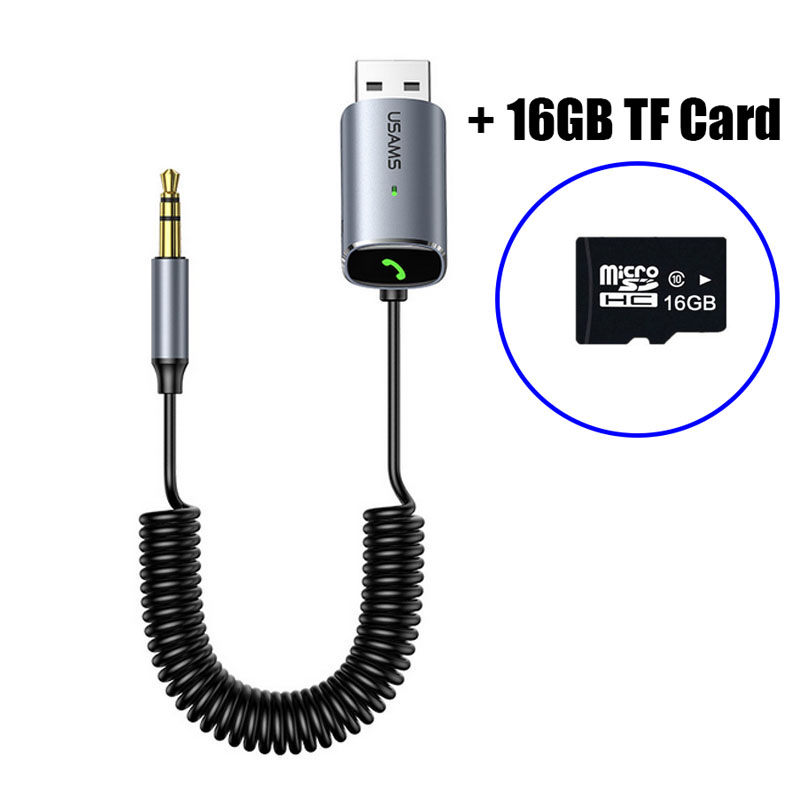 Bluetooth aux-adapter voor auto, ontvanger audio 4.1 met 3,5 mm jack, stick voor autoradio, hoofdtelefoon of stereo-installatie