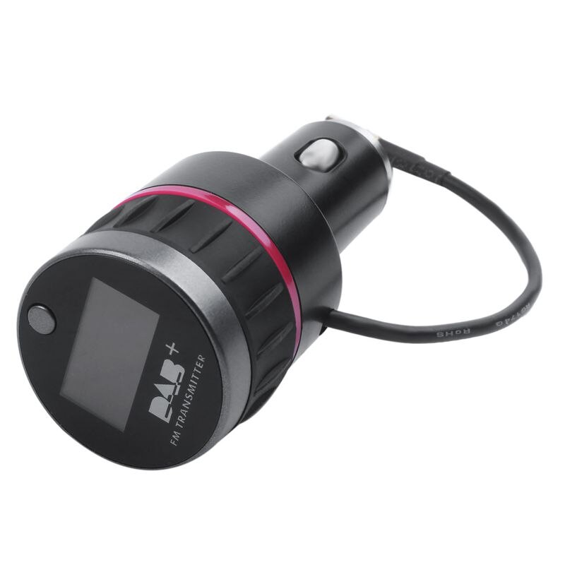 Universele Auto Dab Plus Radio Ontvanger Tuner Met Fm Zender Converter Plug-En-Play Adapter Met Usb Deel voor Iphone