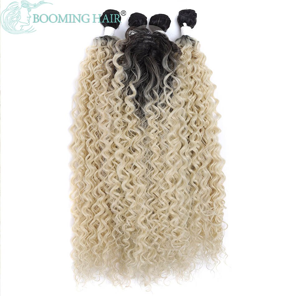 Synthetisch Haar Water Wave 24 "26" 4 Stks/partij 200G Krullend Haar Bundels Hair Extensions Hair Extensions Synthetische haar Wave